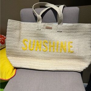 Sunshine Embroidered Tote Bag